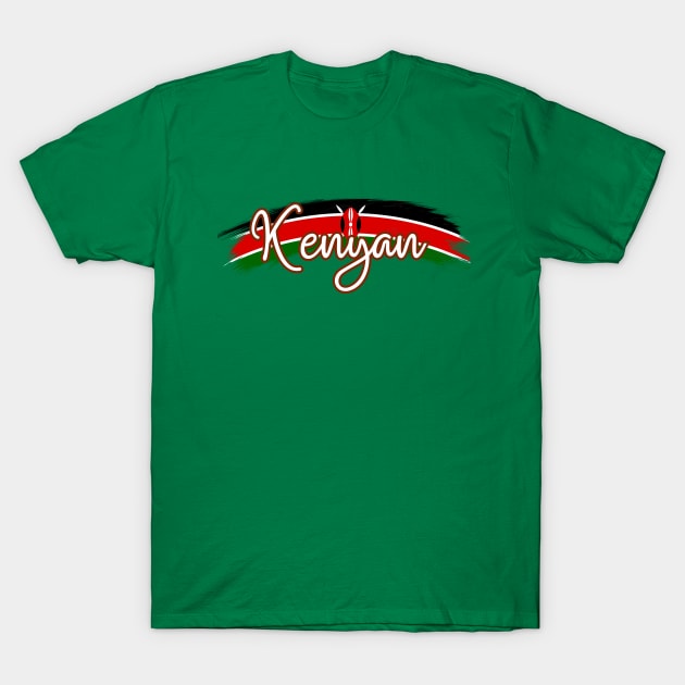 Kenyan flag T-Shirt by Kikapu creations